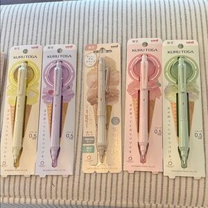Mechanical Pencil Set - Purple, Gold, Pink, Green